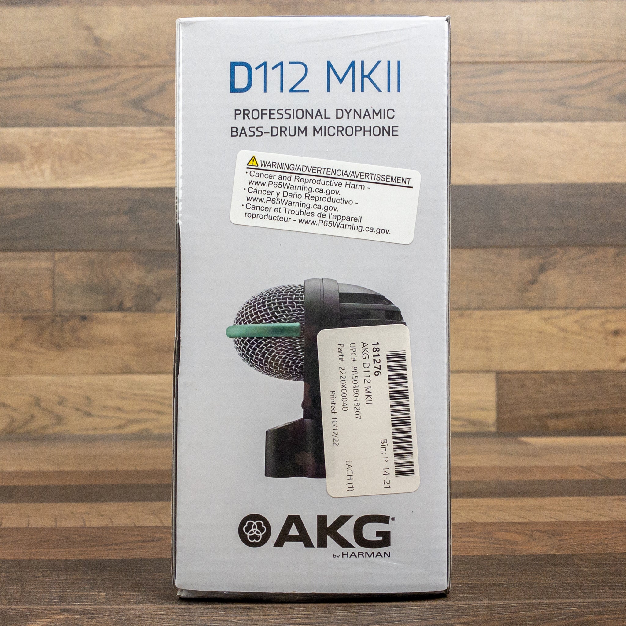 AKG D 112 MKII Dynamic Microphone for Bass/Kick Drum, Bass Guitar or L ...