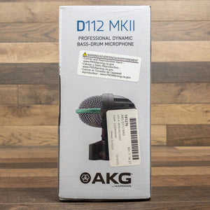 AKG D 112 MKII Dynamic Microphone for Bass/Kick Drum, Bass Guitar or Low Brass