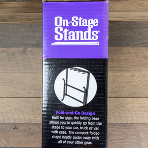 On-Stage GS7561 Multi Guitar Stand/Rack for Acoustic & Electric 5-space Foldable