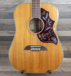 Used Alvarez AD60S12 12 String Acoustic Guitar w/Barcode Tag & Original Warranty Card