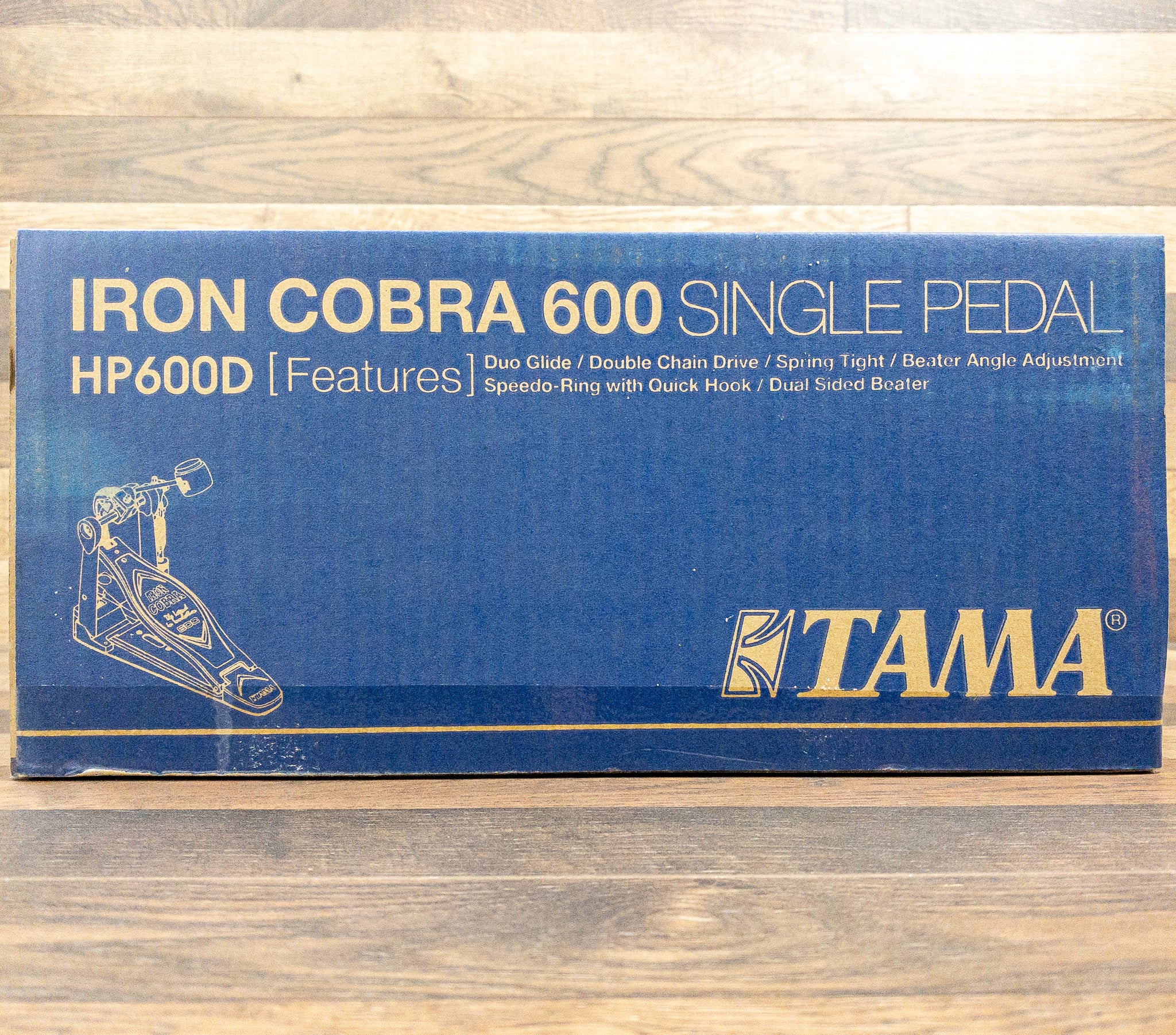 Tama HP600D Single Bass Drum Pedal Iron Cobra 600 Series Dual Chain w/Duo Glide