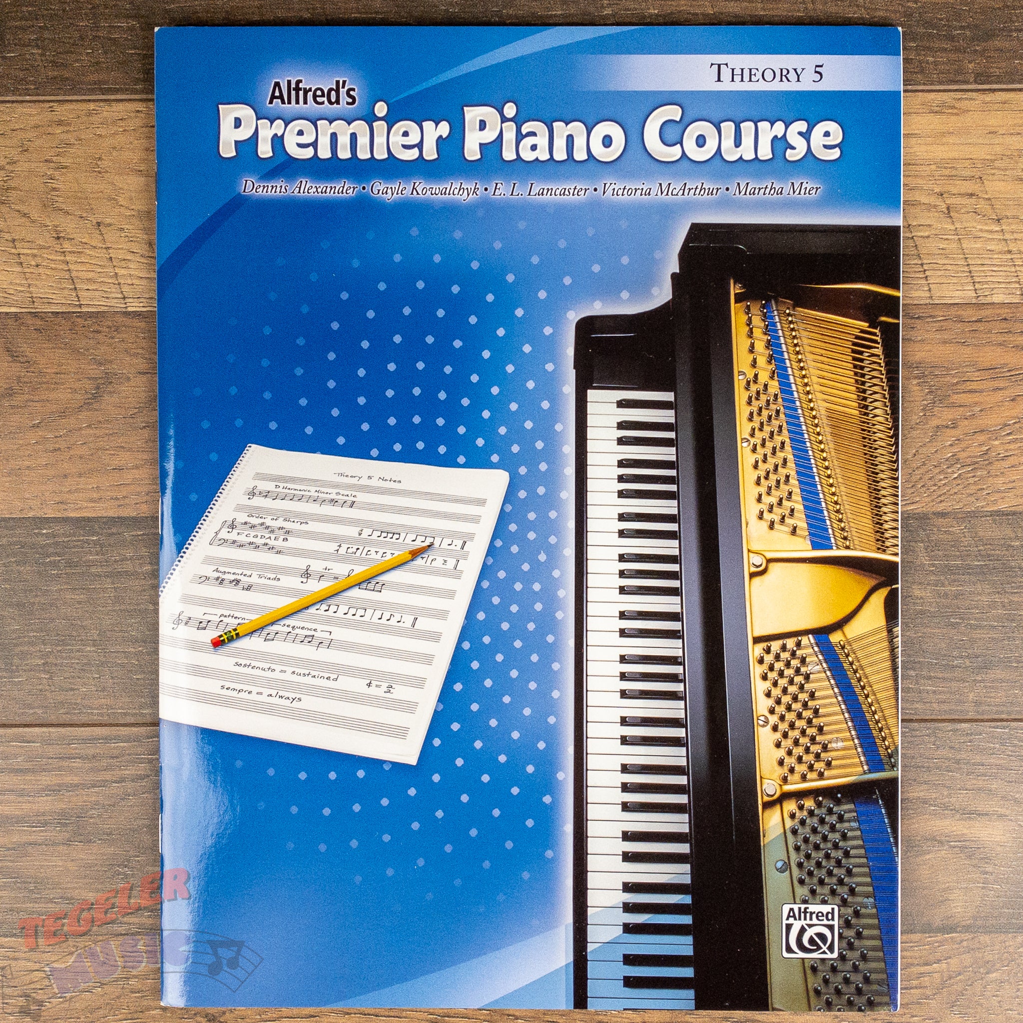 Lot of 5 Alfred's Premier Piano Course Books Level 5 Performance, Theory, Lesson