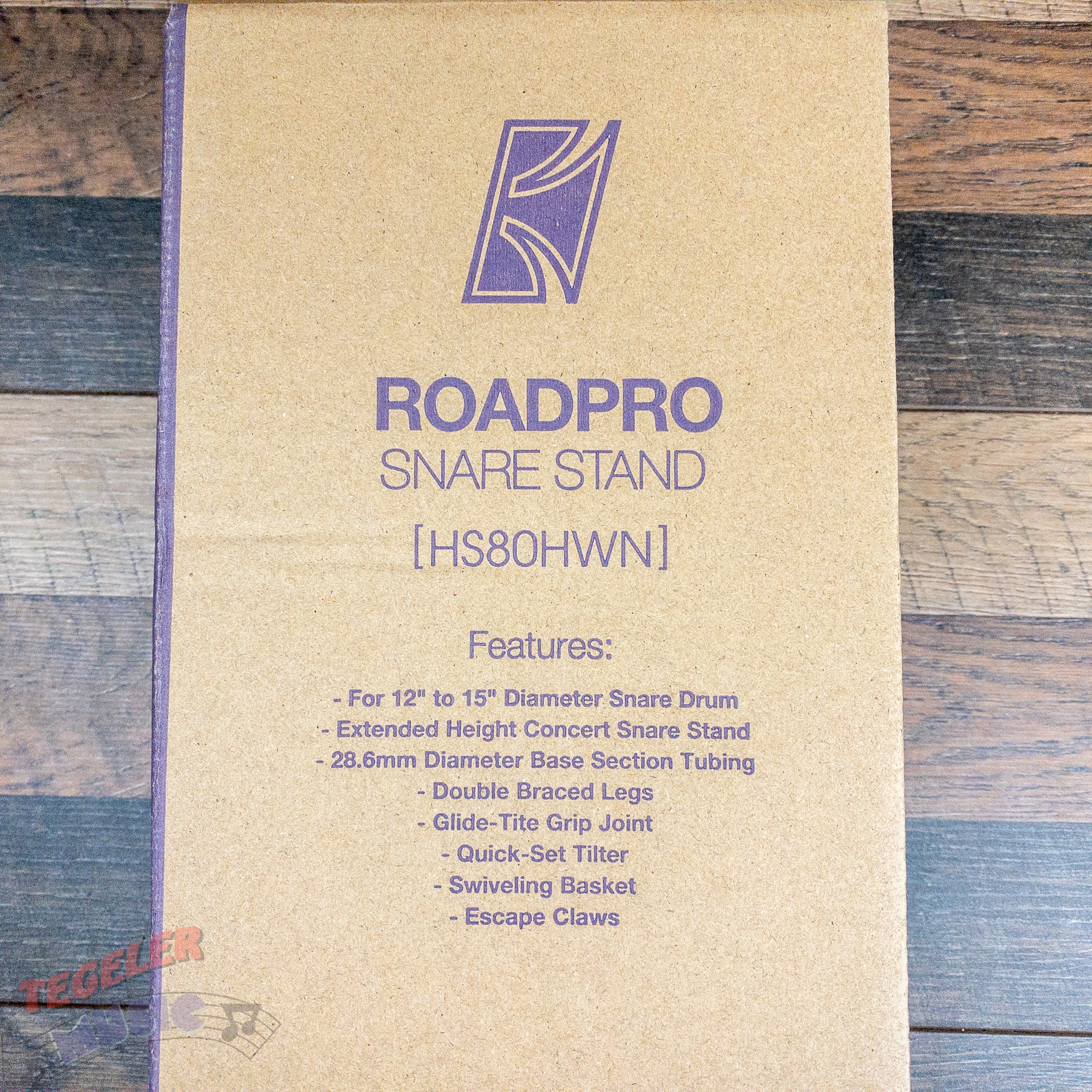 Tama HS80HWN Concert Snare Stand Extended Height Roadpro Series Double Braced