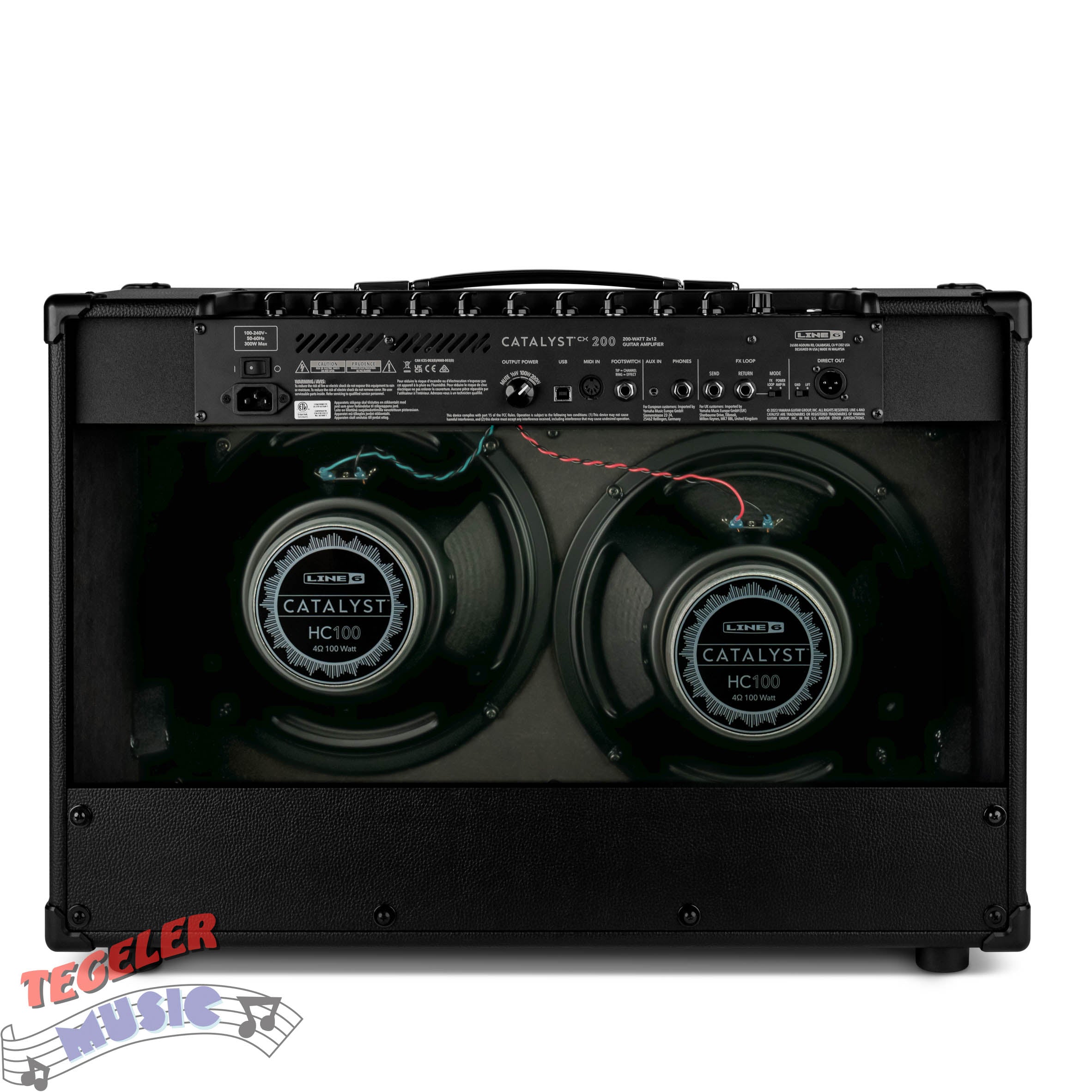 Line 6 Catalyst CX 200 2X12 Dual Channel 200W Guitar Combo Amp Black