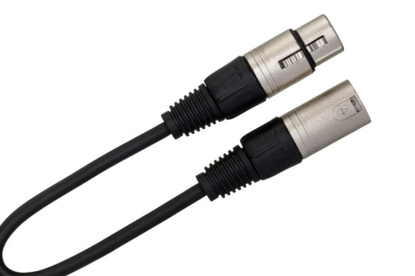 Hosa DMX-106 Male 5-pin DMX to Female 3-pin DMX Adapter Cable - 6"