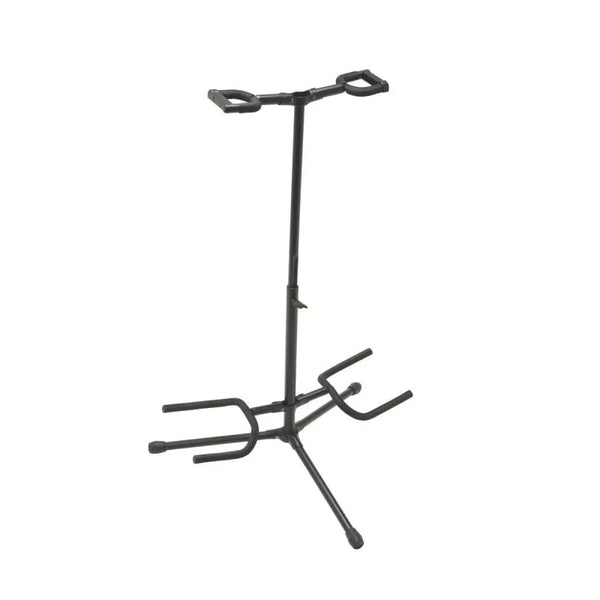 On-Stage GS7221BD Deluxe Folding Double Guitar Stand with On-Stage GS7221BD Deluxe Folding Double Guitar Stand with