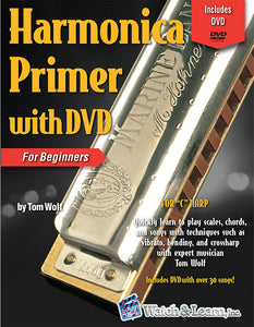 Watch & Learn Harmonica Primer with DVD - For Beginners "C" Harp