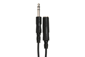 Hosa HPE-310 Headphone Extension Cable, 1/4" Stereo TRS Male - TRS Female - 10FT