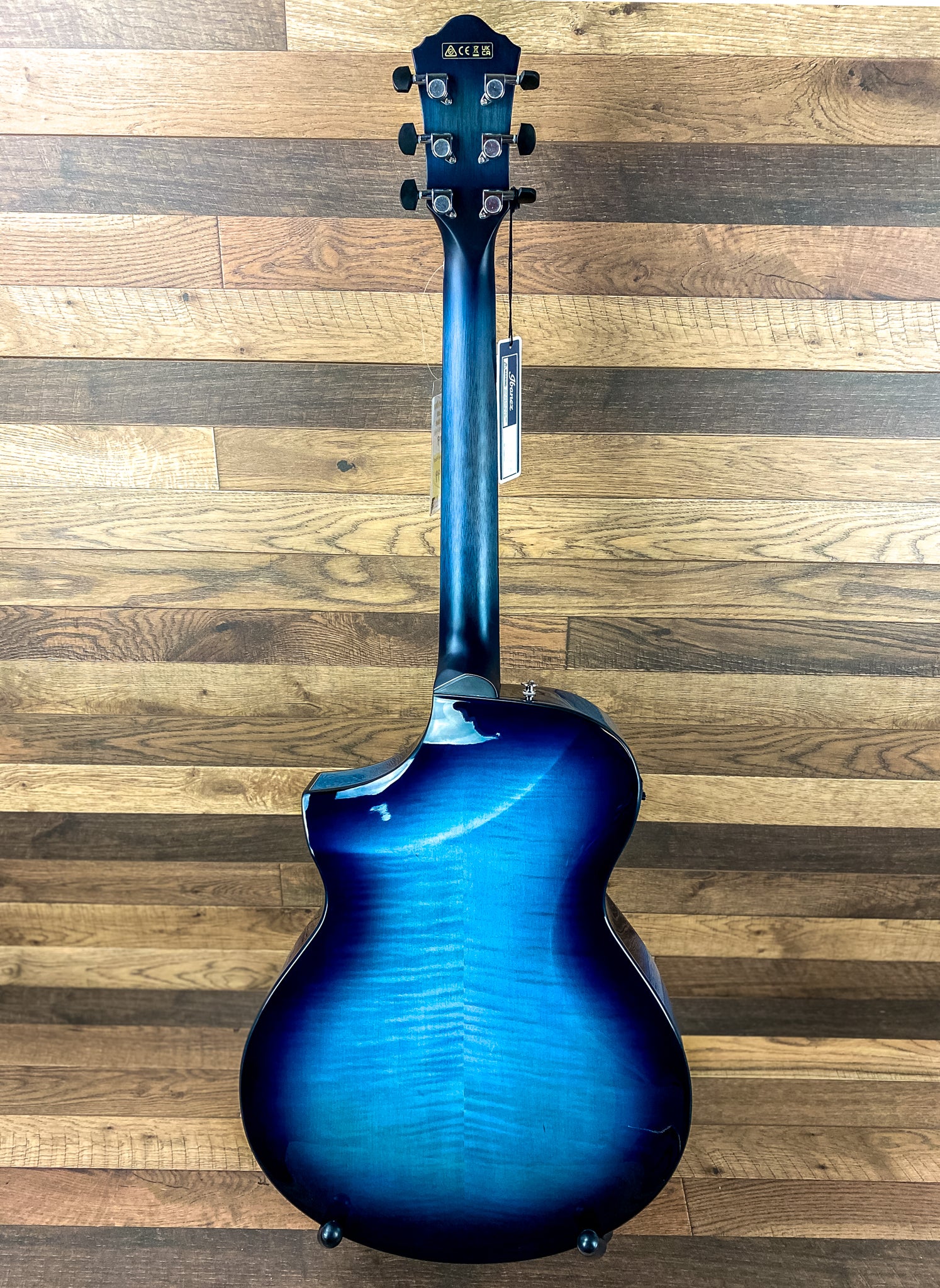Blue Acoustic Electric Guitar