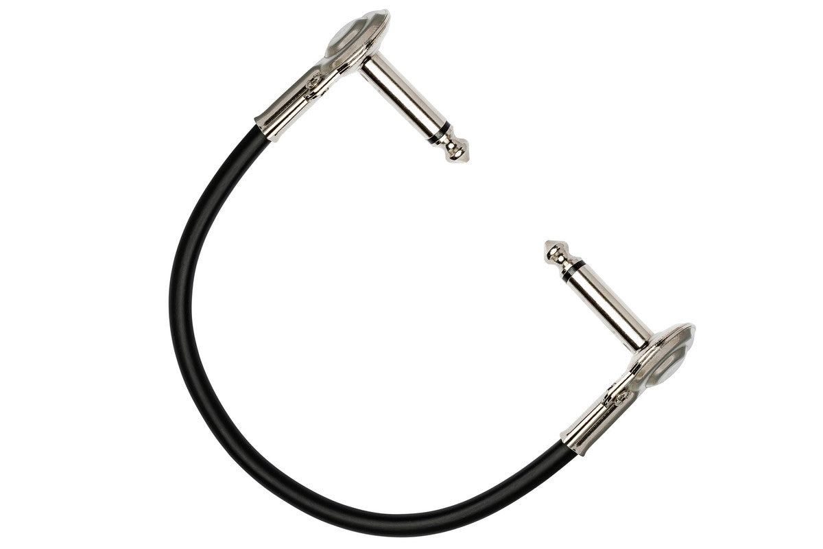 Hosa IRG-100.5 Guitar Pedal Patch Cable Metal Right Angle to Same 6"