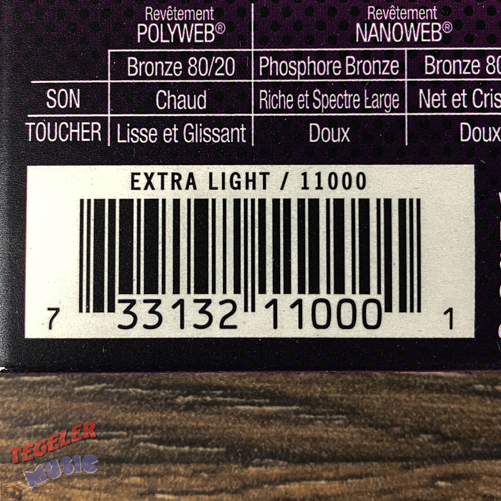 Elixir 11000 10-47 Extra Light 80/20 Polyweb Coated Acoustic