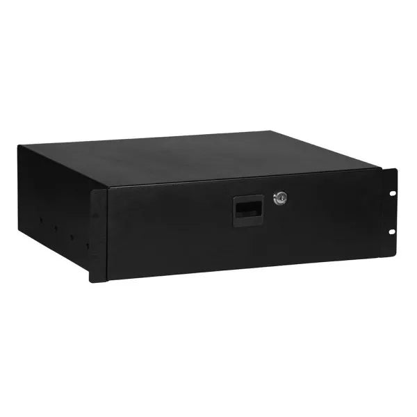 On-Stage RDL3000 Rack Drawer 3 Space Locking Solid Steel Construction