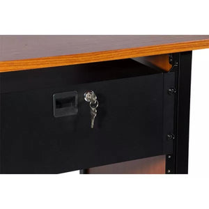 On-Stage RDLS4000 Rack Drawer 4 Space Shallow Depth Locking Powder Coated Steel