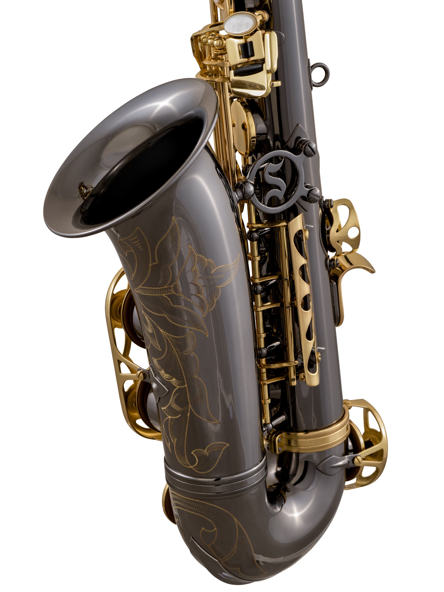 Selmer SAS511B Alto Saxophone Black Nickel Finish with Hard Rubber Mouthpiece