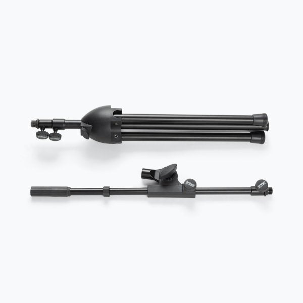 On Stage Stands MS500 Adjustable Travel Mic Stand, Black, Powder Coat Finish