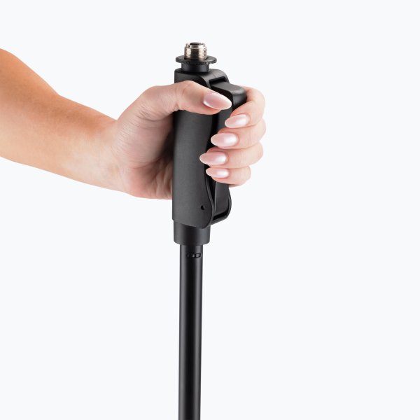 On Stage Stands MS7540 One-Handed Mic Stand with a Tripod Base