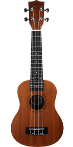 Amahi UK120CW Mahoghany Concert Ukelele w/Bag, Satin Finish, Traditional Style