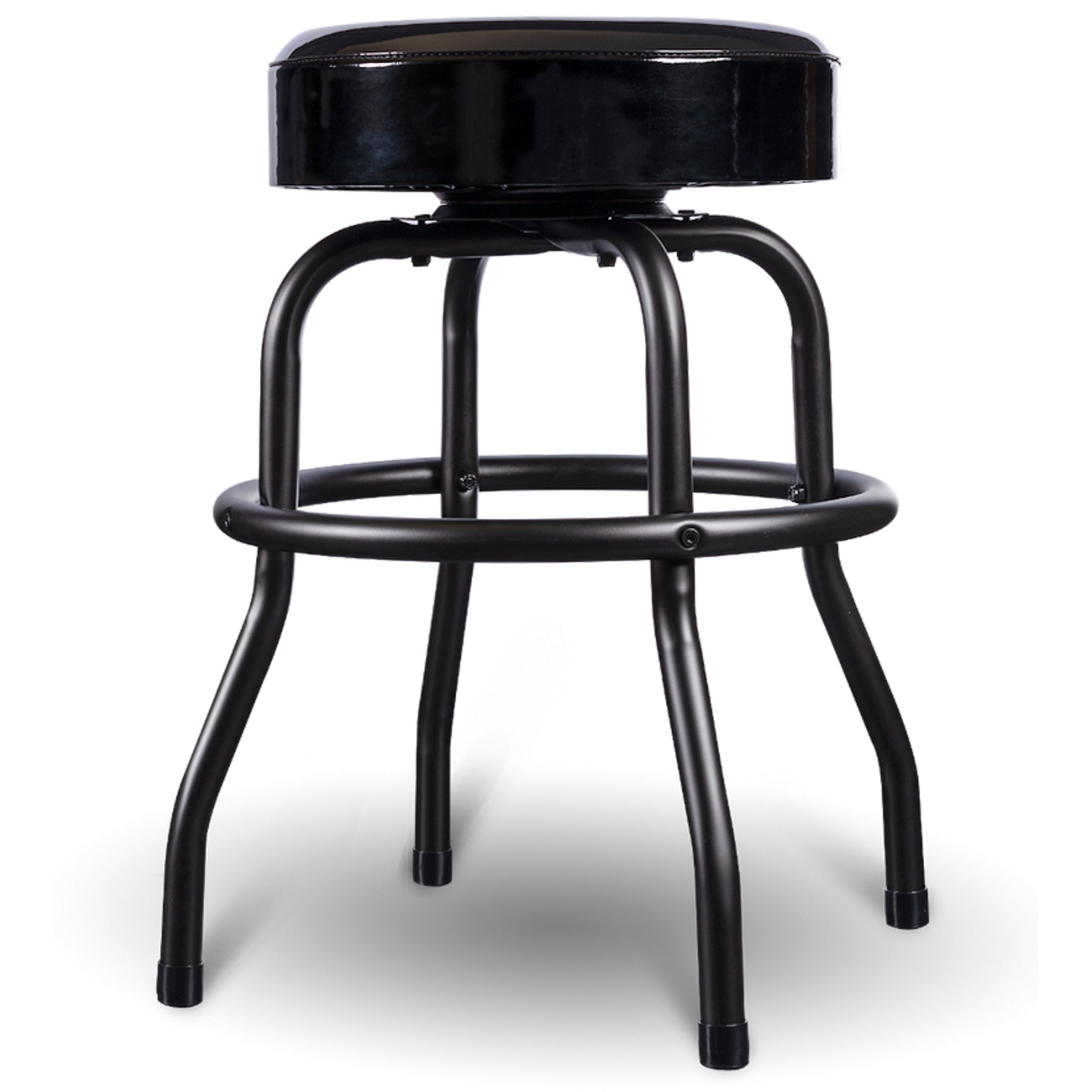 Ampeg Bar Stool with Padded Seat and Metal Legs Black