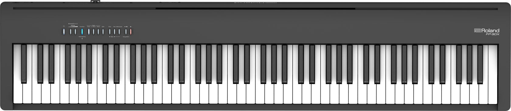 Roland FP-30X-BK 88 Key Digital Piano Keyboard w/Onboard Stereo Speakers - Black