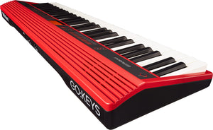Roland GO:KEYS 61 Key Music Creation Keyboard GO:61K Portable with Bluetooth Red