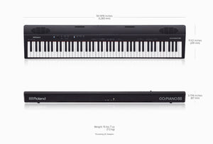 Roland GO:PIANO88 Full Size 88-key Weighted Action Music Creation Piano/Keyboard