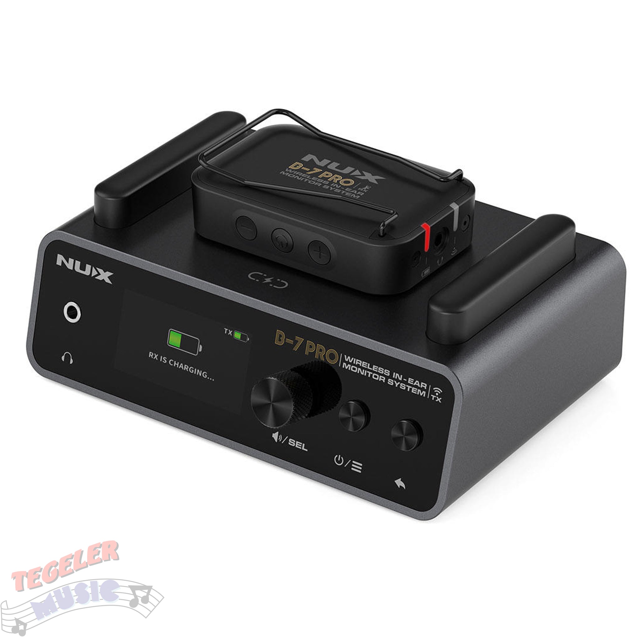 NUX B-7PRO IEM Wireless In-Ear-Monitor System Mono or Stereo 24-bit 48 kHz Audio