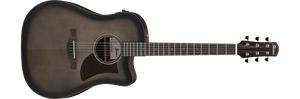 Ibanez AAD50CE-TCB Acoustic/Electric Guitar Transparent Charcoal Burst Low Gloss