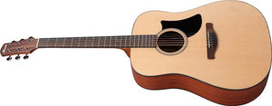 Ibanez AAD50LG Acoustic Guitar Advanced Acoustic Series Natural Low Gloss Finish