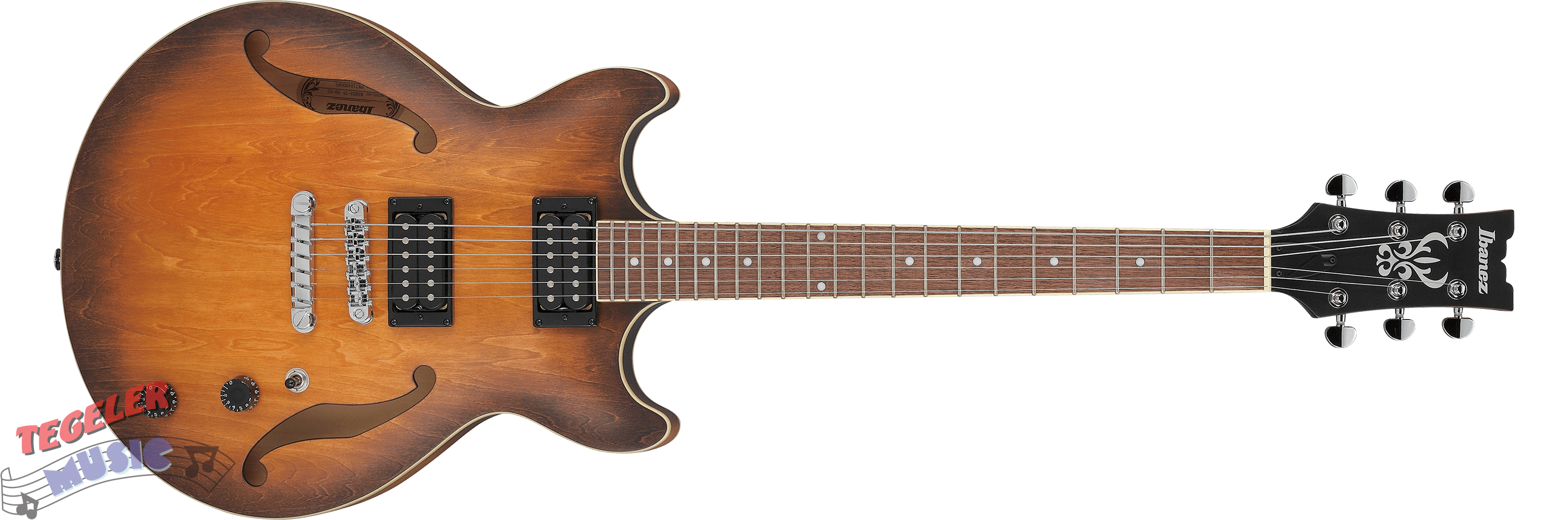 Ibanez Artcore AM53 Hollow-Body Electric Guitar AM53TF