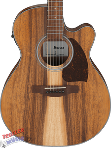 Ibanez PC50WSCE-OPB Acoustic Electric Guitar, Open Pore Finish, Brown