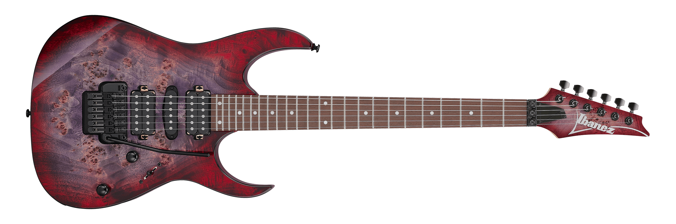 Ibanez RG470PB-REB Electric Guitar, Floyd Rose Bridge, Red Eclipse Burst Finish