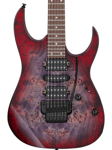 Ibanez RG470PB-REB Electric Guitar, Floyd Rose Bridge, Red Eclipse Burst Finish
