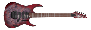 Ibanez RG470PB-REB Electric Guitar, Floyd Rose Bridge, Red Eclipse Burst Finish