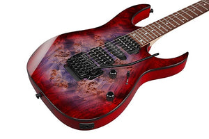 Ibanez RG470PB-REB Electric Guitar, Floyd Rose Bridge, Red Eclipse Burst Finish