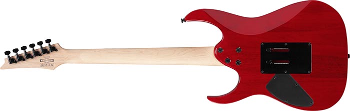 Ibanez RG470PB-REB Electric Guitar, Floyd Rose Bridge, Red Eclipse Burst Finish