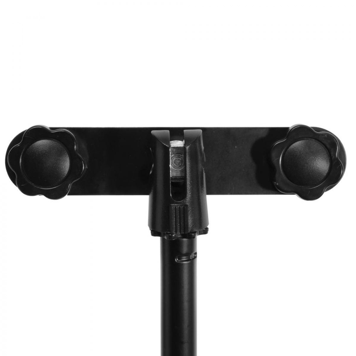 On-Stage MY500 Stereo Mic Bar holds up to three microphone clips simultaneously