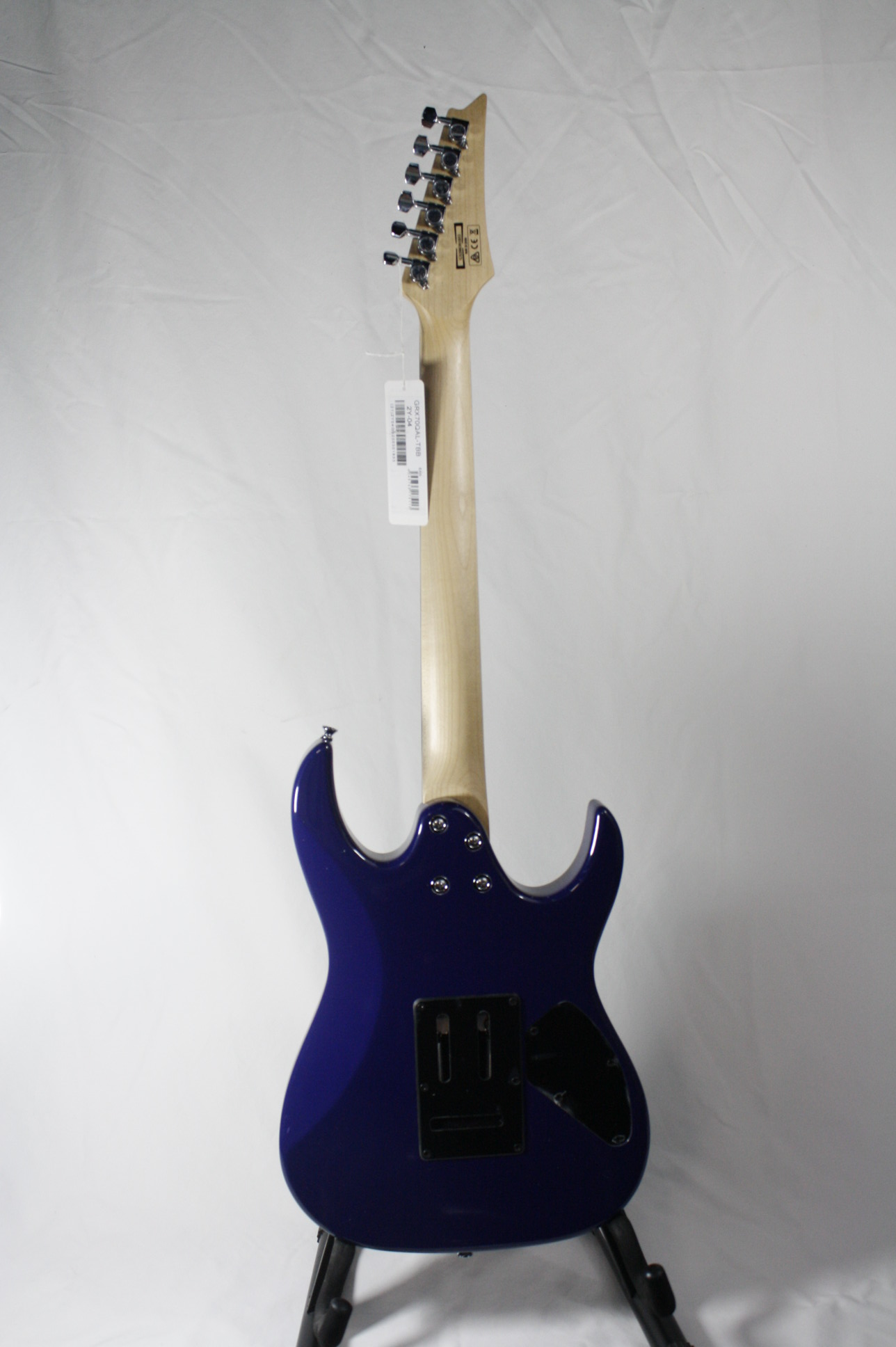 Ibanez GRX70QAL-TBB LEFT-HANDED 6-String Electric Guitar Transparent Blue Burst