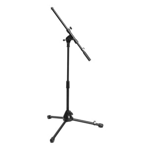 On-Stage MS7411B Drum/Amp Short Tripod Microphone Stand with Boom Arm