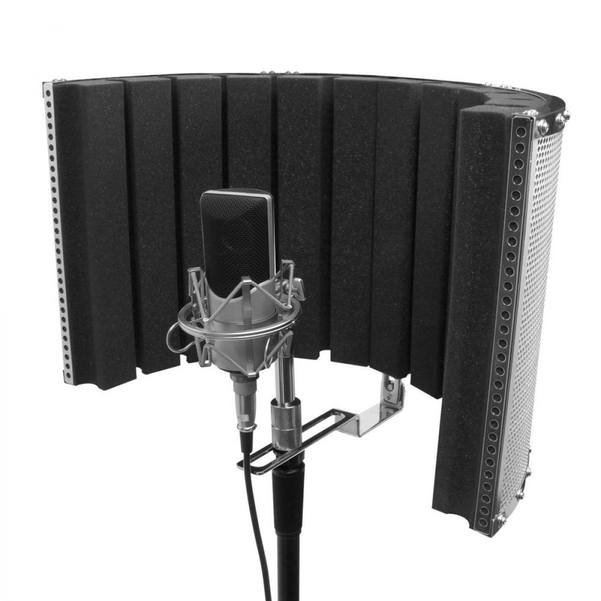 On Stage ASMS4730 Microphone Isolation Shield for Studio or Podcasting Recording