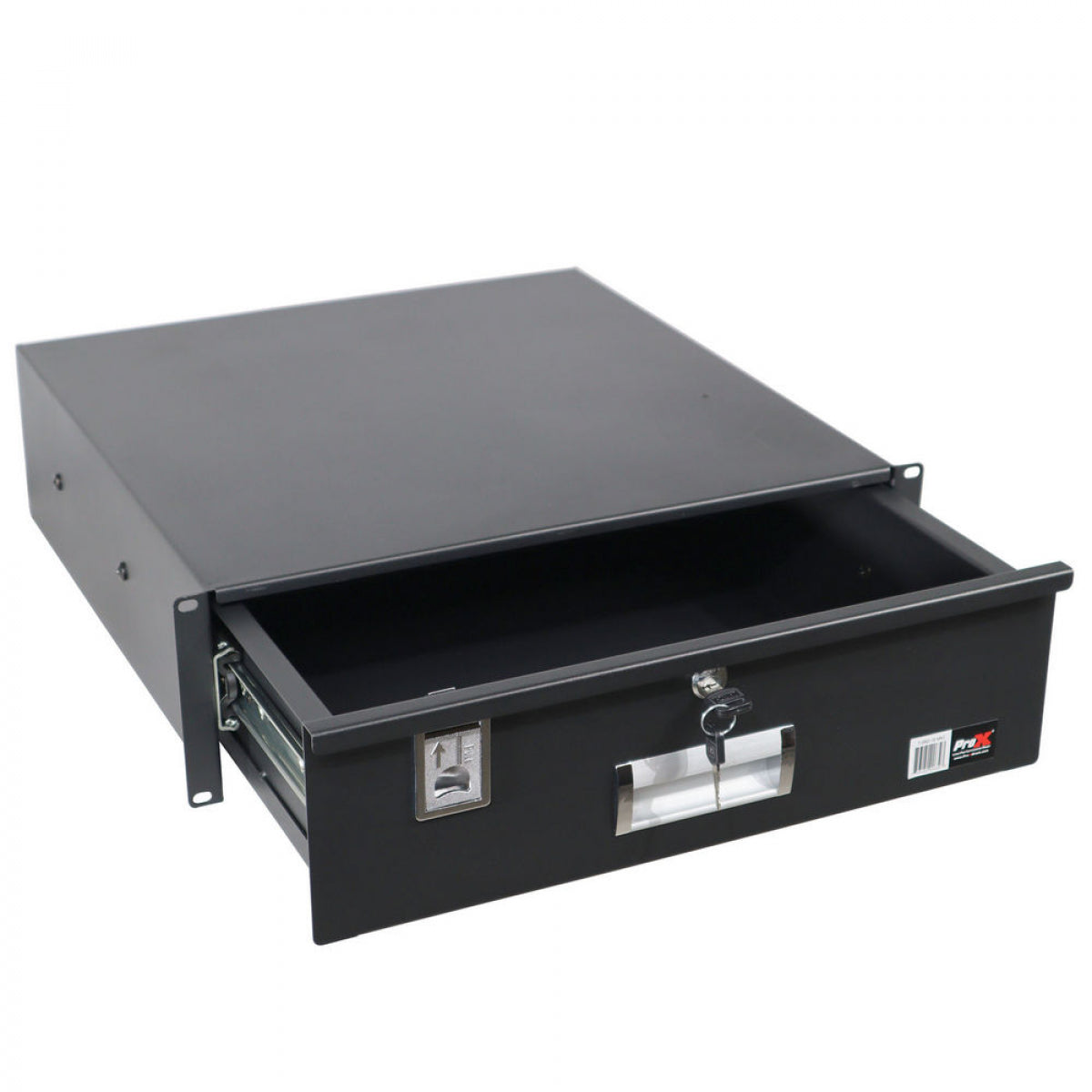 PRO X T-3RD-18 MK2 3 Space Heavy Duty Rack Mount Drawer w/Keyed Lock 1 ...