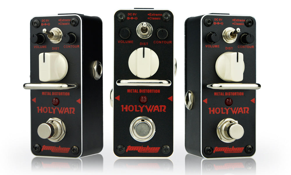 Tom'sline AHOR-3 HOLY WAR Extreme/Classic Metal Distortion Guitar Effects Pedal