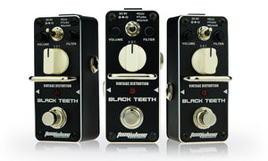 Tom'sline ABT3 Black Teeth Guitar Effects Pedal Vintage Distortion 3rd Proco Rat