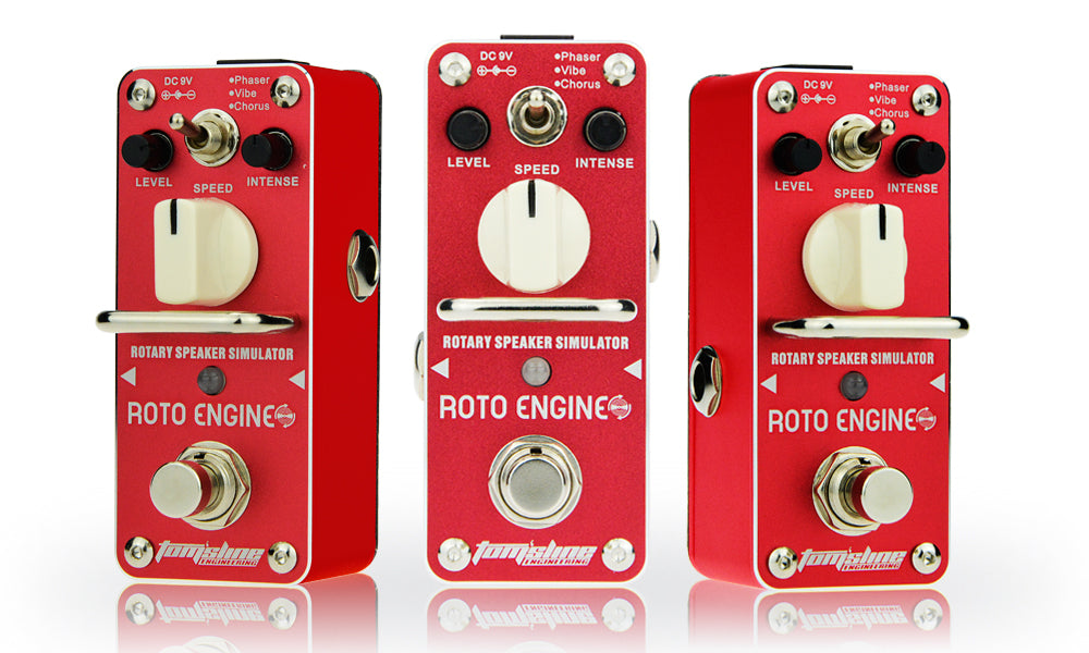 rotary speaker pedal Tom'sline ARE-3 ROTO ENGINE Rotary Speaker Simulator Mini Guitar Effec – Tegeler Music