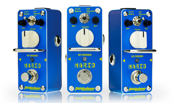 Tom'sline AMO-3 MARIO Bit Crusher Guitar Effects Pedal HP, Normal, & LP modes