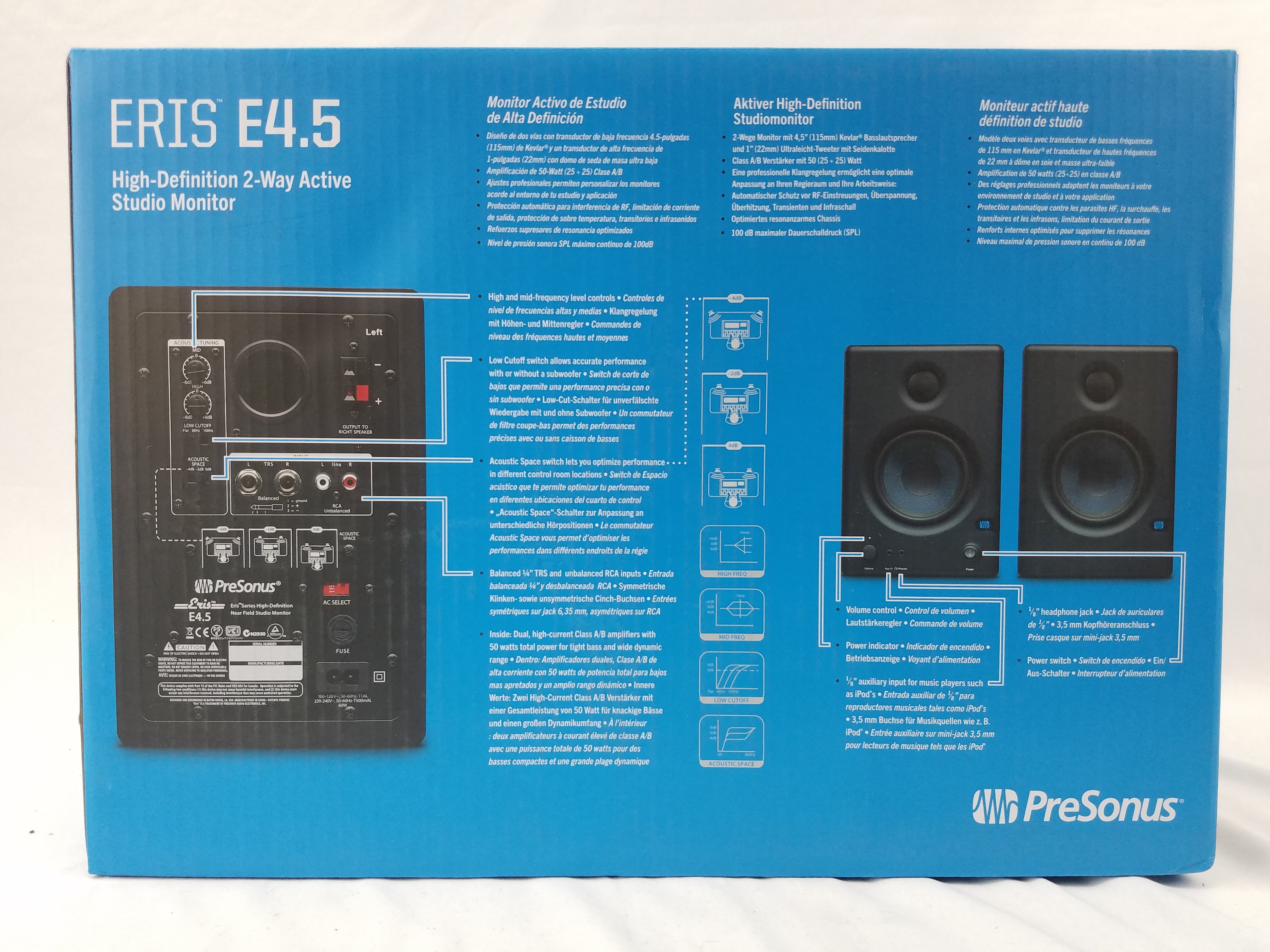 ERIS E4.5 Powered Studio Monitors (Pair)