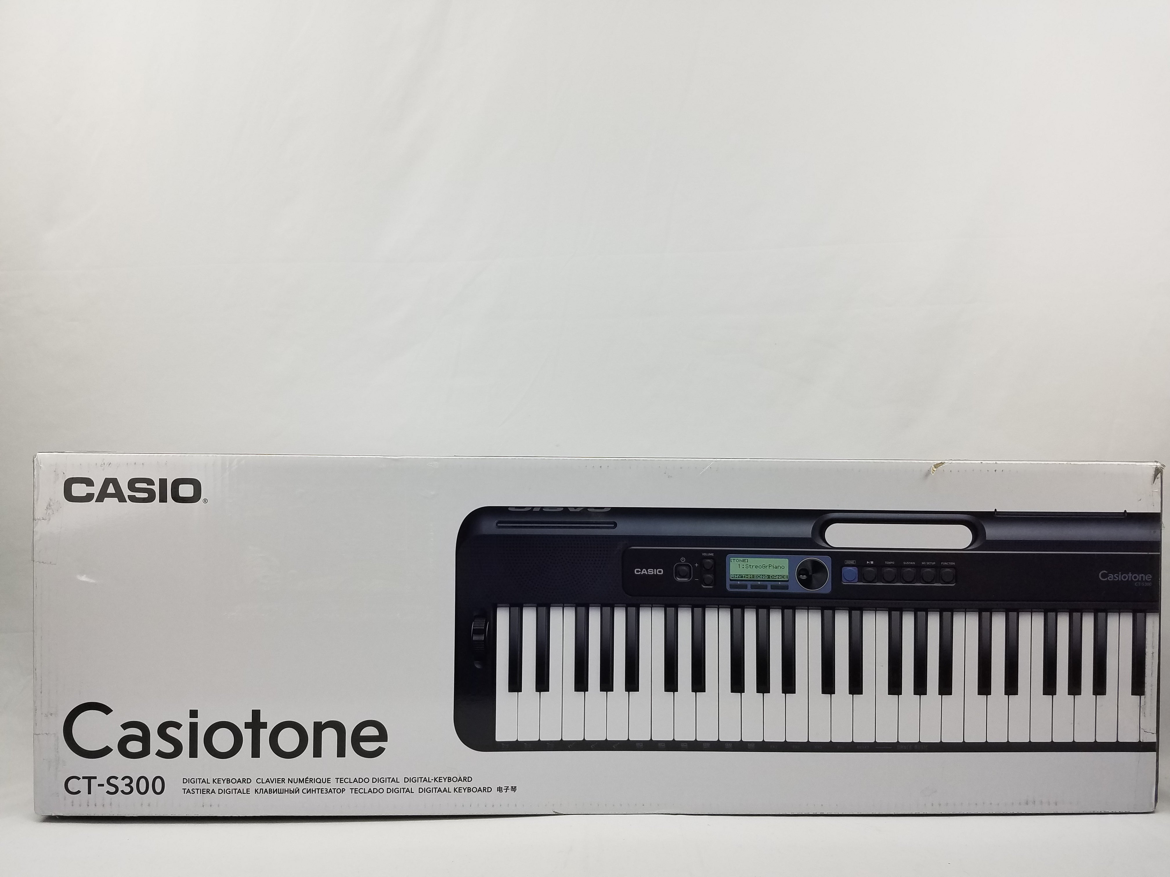casiotone ct-s300 sustain pedal Casio CT-S300 Casiotone Portable Keyboard – Tegeler Music