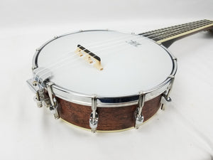 Amahi Right-handed Tenor Banjo Ukulele w/ Deluxe Padded Gig Bag