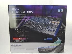 PreSonus StudioLive AR16c USB-C Digital/Analog Recording/Live/Podcast Mixer