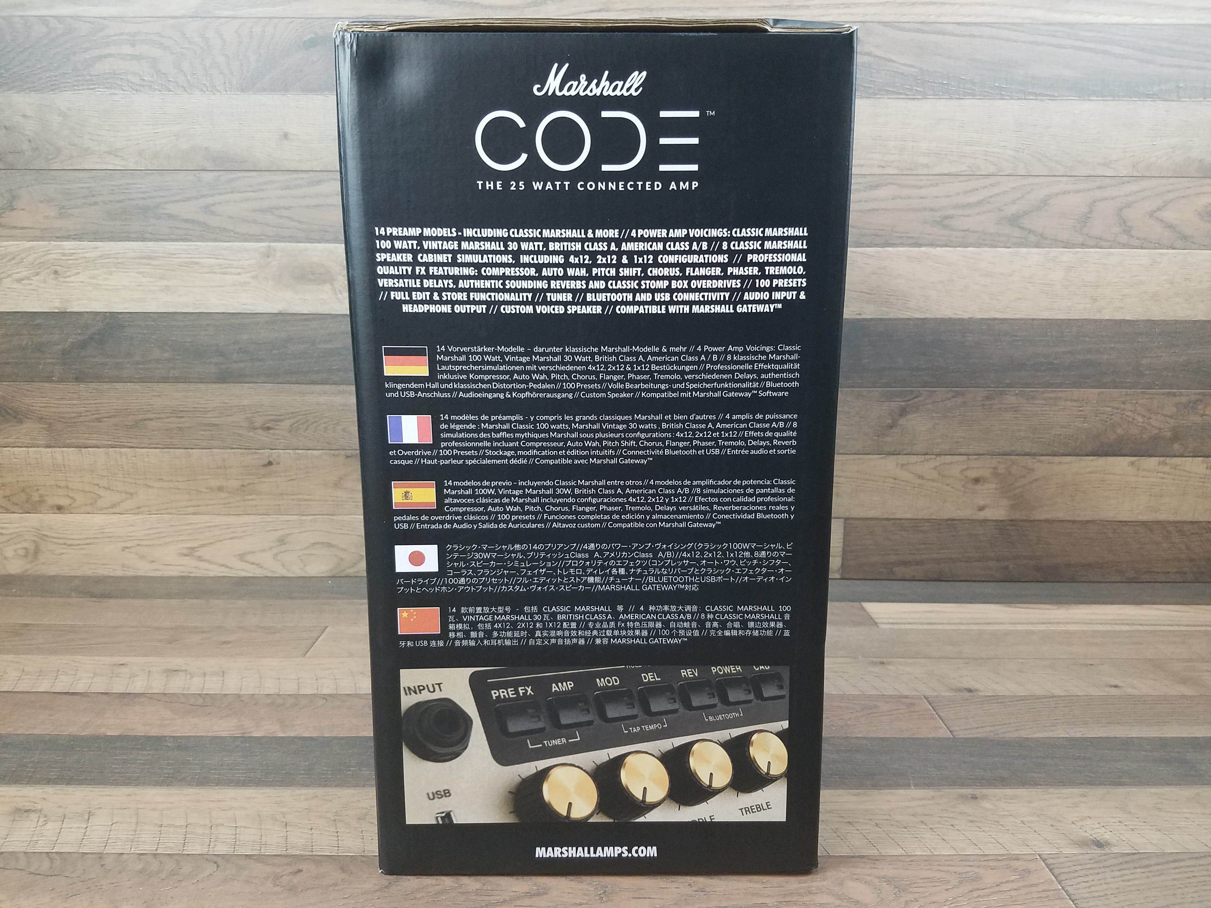 Code25 Marshall CODE25 Electric Guitar Digital Modeling Combo Amplifier 25 Wa ...
