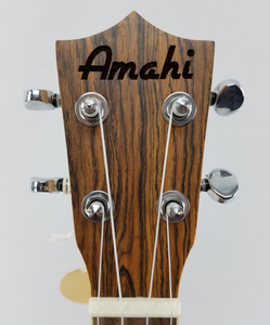 Amahi UK445C-EQ Concert Size Acoustic/Electric Ukulele w/ Built-in Tuner